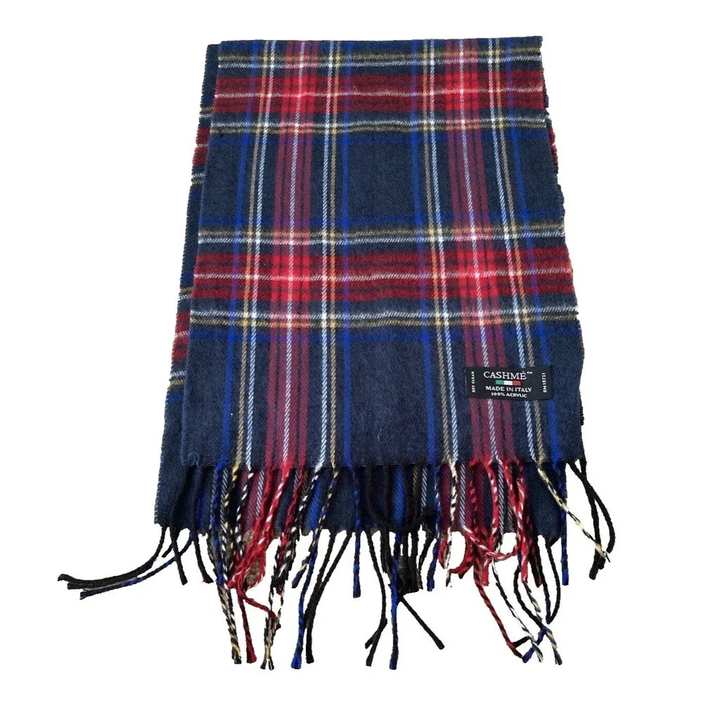 Cashme Plaid Scarf 60